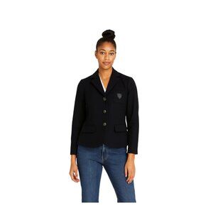 Banana Republic Wool Blazer Black Size 8 Y2K